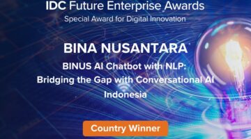 Perusahaan Paling Inovatif dalam Digitalisasi di Indonesia: BINUS Raih Penghargaan dari IDC Awards 2024