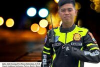 Kanit Gakkum Satlantas Polres Kediri Kota Ipda Andi Anang Dwi Fauzi Sulaiman, S.Tr.K